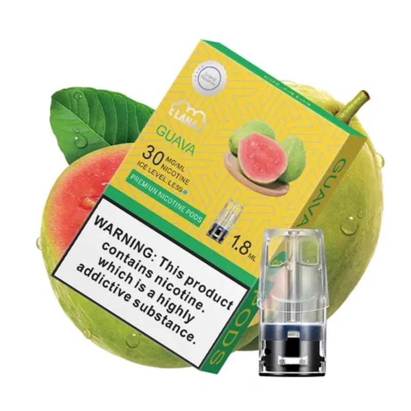 【番石榴味】LANA電子煙透明發光煙彈 通用一代relx sp2s 台灣當天出貨